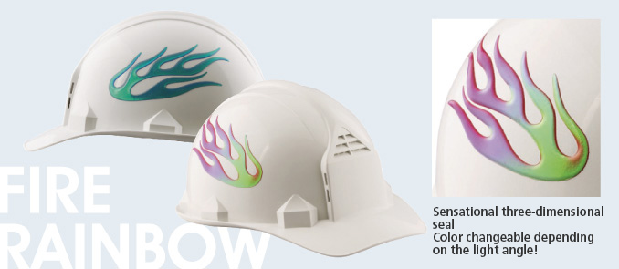 Sensational three-dimensional seal Color changeable depending on the light angle!